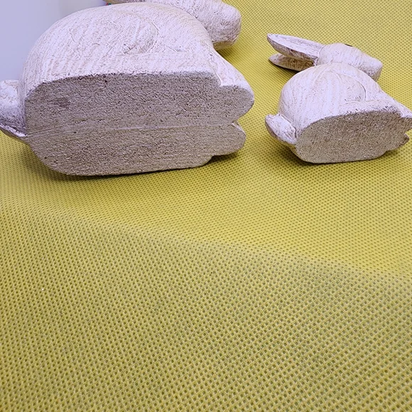 Charming Tan Rabbit Figurines - Picture 4 of 4